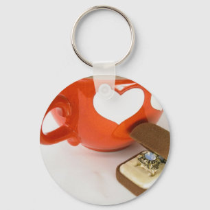 Einfacher Hochzeitvorschlag Schlüsselanhänger