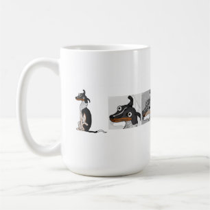 Einfacher Hundeverwandelnde Tasse