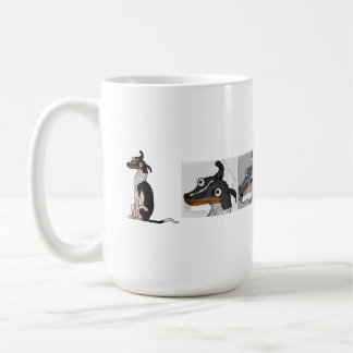 Einfacher Hundeverwandelnde Tasse