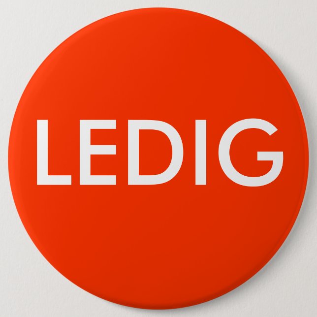 Einfacher Knopf (IKEA-Version) Button (Vorderseite)