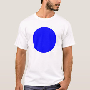 Einfacher Kreis - Blau T-Shirt