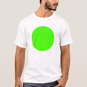 Einfacher Kreis - Chartreuse T-Shirt