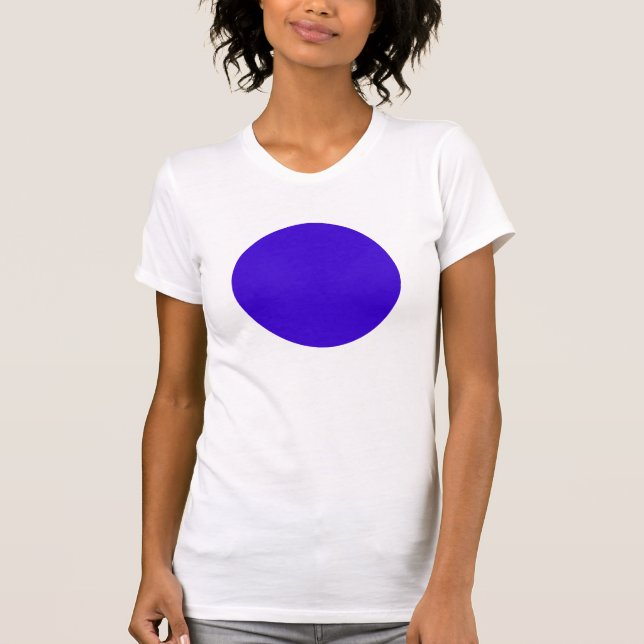 Einfacher Kreis - Deep Blue T-Shirt (Vorderseite)