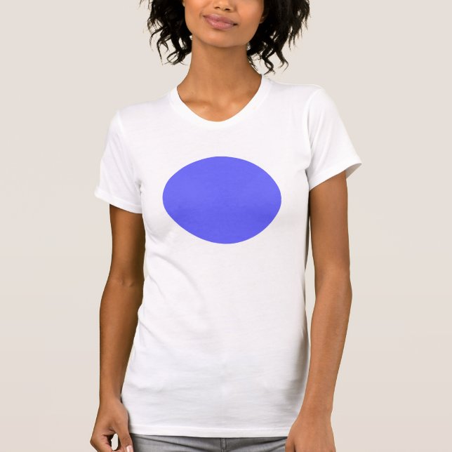 Einfacher Kreis - Elektrisches Blau T-Shirt (Vorderseite)