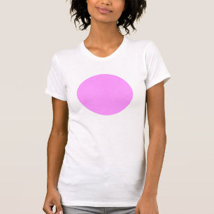 Einfacher Kreis - Leichtes Violett T-Shirt