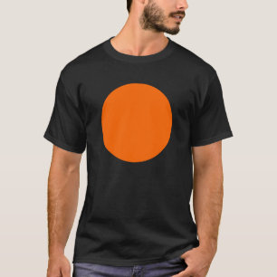 Einfacher Kreis - Orange T-Shirt