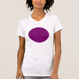 Einfacher Kreis - Plum T-Shirt