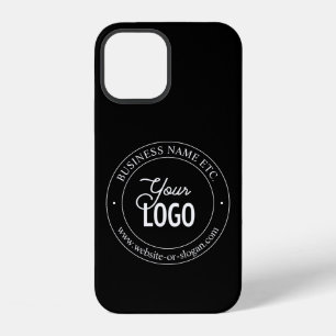 Einfacher Logo-Ersatz und anpassbarer Text Schwa iPhone 12 Hülle