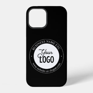 Einfacher Logo-Ersatz und anpassbarer Text Schwa iPhone 12 Hülle