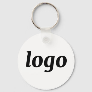 Einfacher Logo-QR-Code für Geschäftsvermarktung Schlüsselanhänger