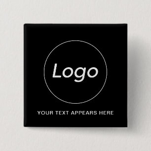 Einfacher Logo-Text Button