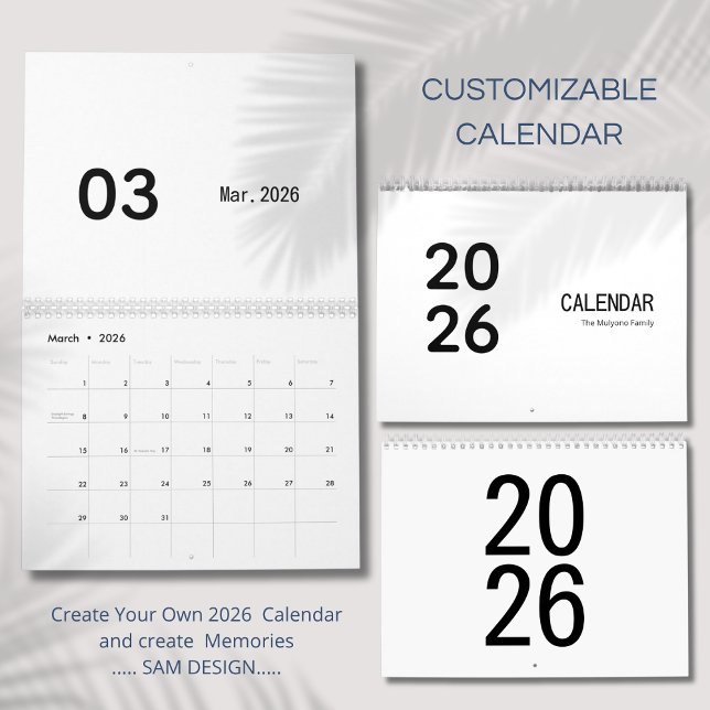 Einfacher Luxus-Kalender Kalender (Von Creator hochgeladen)