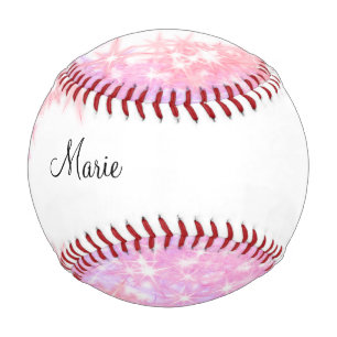 einfacher minimaler leichter rosa fügen Sie Ihren  Baseball