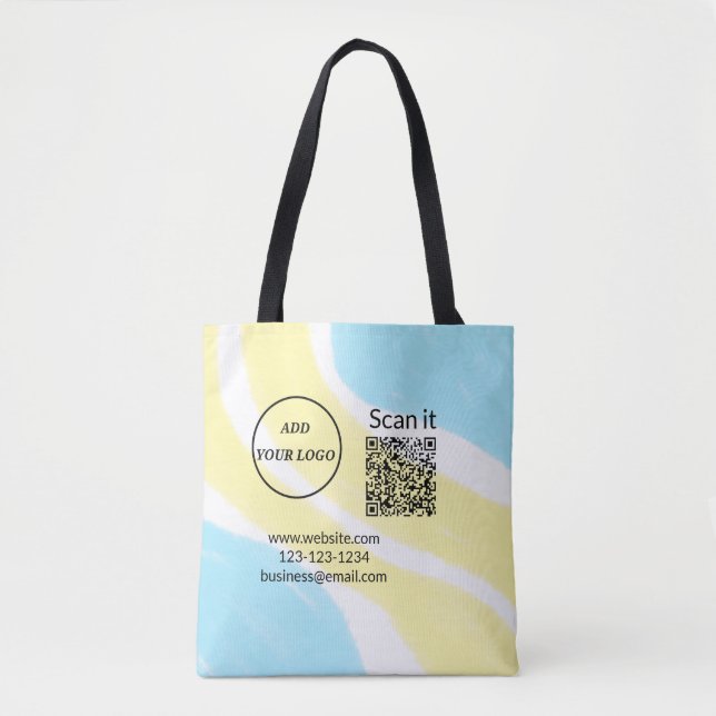Einfacher minimaler q r Code Hinzufügen Logo Scan- (Vorderseite)