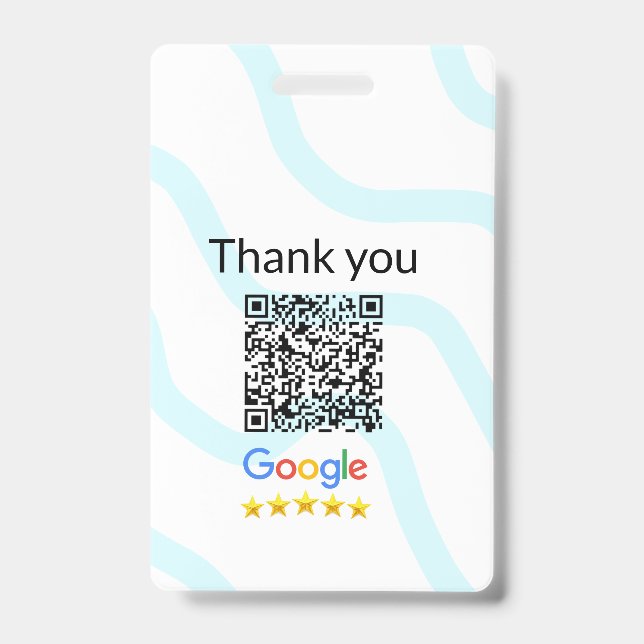 Einfacher minimaler q r Code Hinzufügen Logo Scan- Ausweis (Vorderseite)