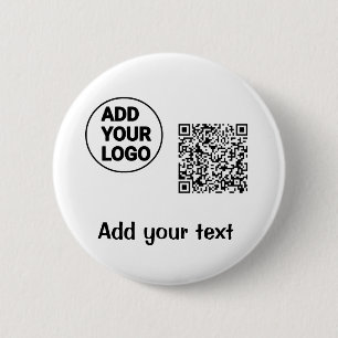 Einfacher minimaler q r Code Hinzufügen Logo-Scan- Button