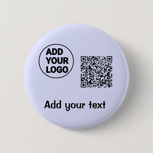 Einfacher minimaler q r Code Hinzufügen Logo-Scan- Button (Vorderseite)