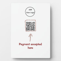 Einfacher minimaler q r Code Hinzufügen Logo-Scan-