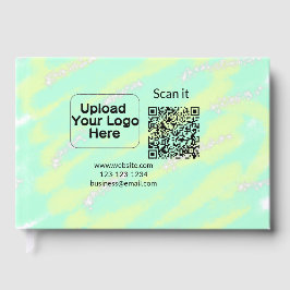 Einfacher minimaler q r Code Hinzufügen Logo Scan- Gästebuch
