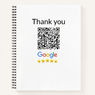Einfacher minimaler q r Code Hinzufügen Logo Scan- Notizbuch