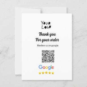 Einfacher minimaler q r Code Hinzufügen Logo Scan- Postkarte