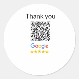 Einfacher minimaler q r Code Hinzufügen Logo Scan- Runder Aufkleber