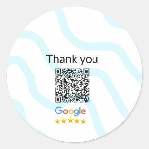 Einfacher minimaler q r Code Hinzufügen Logo Scan- Runder Aufkleber