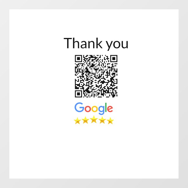 Einfacher minimaler QR-Code Logo hinzufügen Code-N Fensteraufkleber (Blatt)