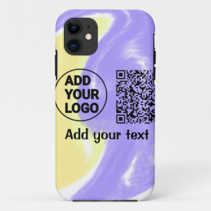 Einfacher minimaler QR-Code-Logo-Scan-Code-Name te Case-Mate iPhone Hülle
