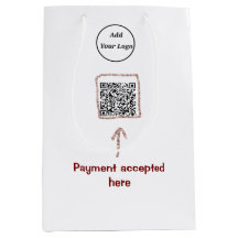 Einfacher minimaler QR-Code-Logo-Scan-Code-Name te