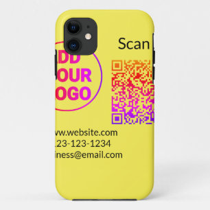 Einfacher minimaler QR-Code-Logo-Scan-Code-Name wi Case-Mate iPhone Hülle