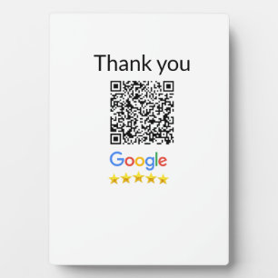Einfacher minimaler QR-Code-Logo-Scan-Code-Name wi Fotoplatte