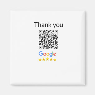 Einfacher minimaler QR-Code-Logo-Scan-Code-Name wi Magnet