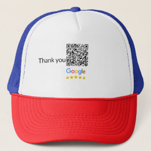 Einfacher minimaler QR-Code-Logo-Scan-Code-Name wi Truckerkappe