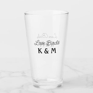 einfacher minimaler Text mit Ihrem Namen, Text Lie Glas