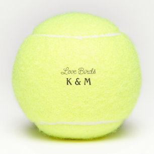 einfacher minimaler Text mit Ihrem Namen, Text Lie Tennisbälle