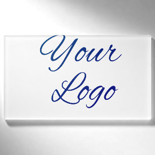 einfacher minimaler Text zum Hinzufügen Ihres Logo Namenschild