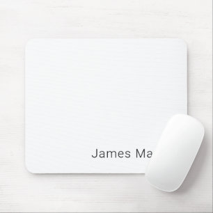Einfacher minimalistischer editierbarer Name oder  Mousepad
