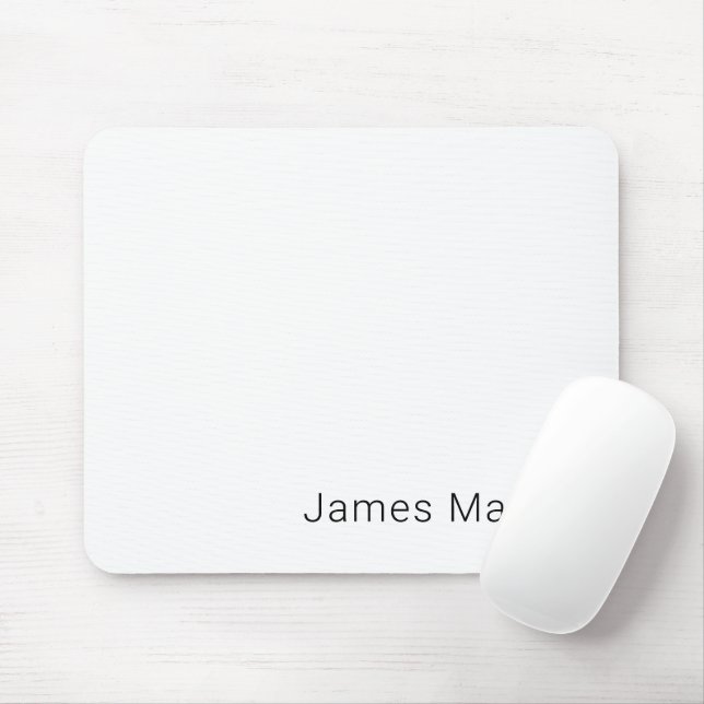 Einfacher minimalistischer editierbarer Name oder  Mousepad (Mit Mouse)