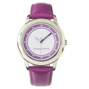 Einfacher Minimalistischer Lavendelmoderner Armbanduhr
