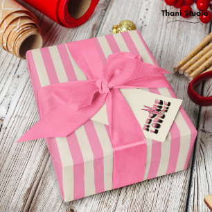 Einfacher minimalistischer moderner Vintage-Retro- Geschenkpapier