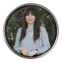 Einfacher personalisierter Golfballmarker mit Foto