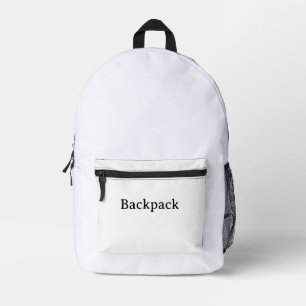 Einfacher professioneller Cut Sew Bedruckter Rucksack
