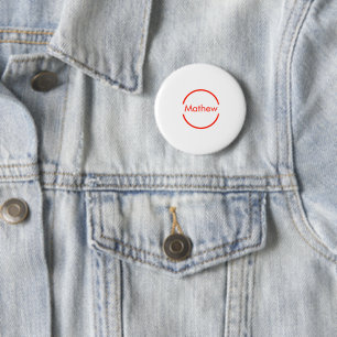 einfacher roter Kreis hinzufügen Button