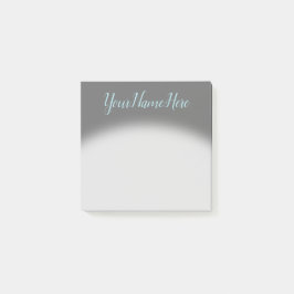 Einfacher schwacher grauer Hintergrund und Post-it Klebezettel