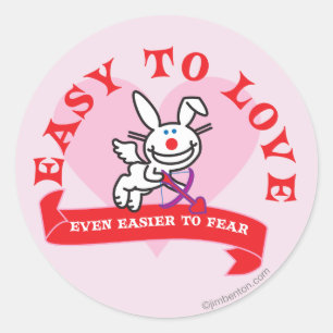 Einfacher sich zu fürchten runder aufkleber