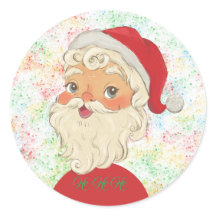 Einfacher süßer vintage Weihnachtsmann