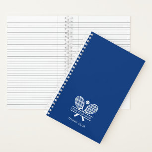 Einfacher Tennis Country Club Name Trainer Jede Fa Notizbuch