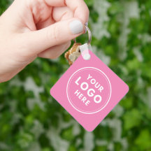 Einfacher Text für das Logo QR Rosa