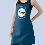 Einfacher Text für Logos Werbeaktion Aquamarin grü Schürze<br><div class="desc">Fügen Sie Ihr eigenes Logo und Textauswahl zu diesem Design hinzu. Entfernen Sie den oberen oder unteren Text,  wenn Sie es vorziehen. Minimalistisch und beruflich. Ideal für die einheitliche Markendarstellung von Mitarbeitern oder als Werbeprodukt für Ihre Kunden und Kunden.</div>